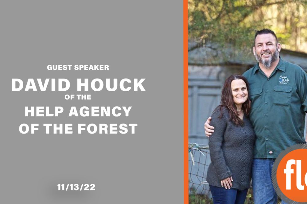 David Houck from Help Agency of the Forest