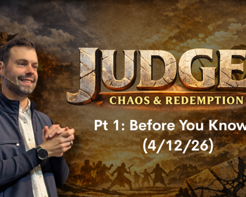 Judges P1: Before You Know It Judges P1: Before You Know It