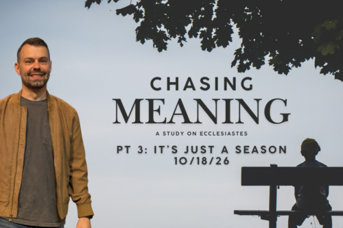 Chasing Meaning pt 3: It’s Just A Season
