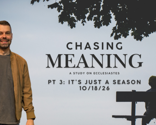 Chasing Meaning pt 3: It’s Just A Season