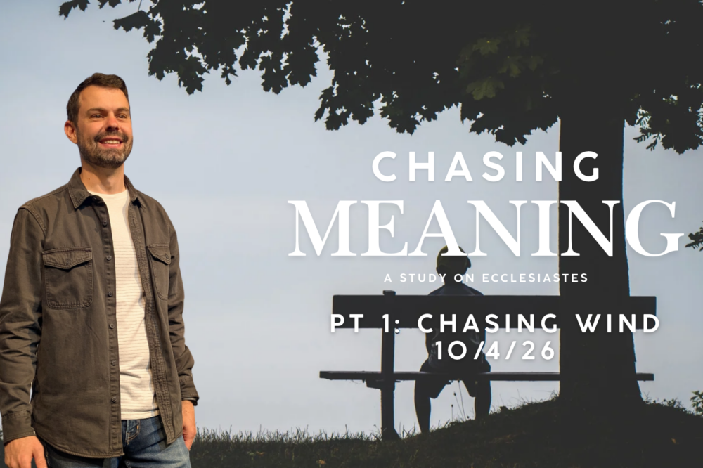 Chasing Meaning pt 1: Chasing The Wind