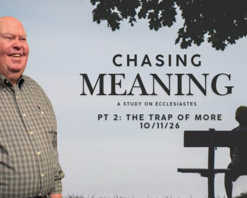 Chasing Meaning pt 2: The Trap Of More Chasing Meaning pt 2: The Trap Of More