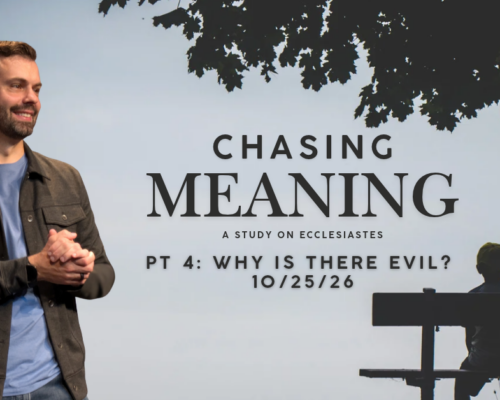 Pt 4: Why Is There Evil? Pt 4: Why Is There Evil?